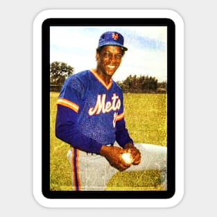 Vintage Dwight Gooden in New York Mets, 1983 Sticker